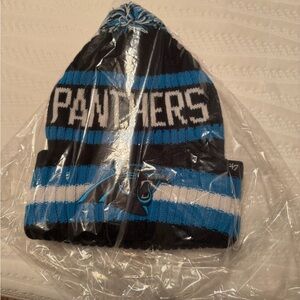 Carolina Panthers adult Beanie - Black and Blue